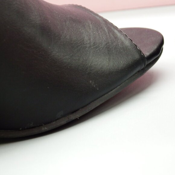 SERRA Women's Size 10 Black Open Toe Bootie Test Worn With Imperfections Damage - Picture 6 of 16